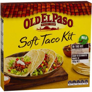 Old El Paso Dinner Kit Soft Taco