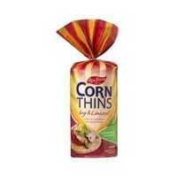 Real Foods Corn Thins Soy And Linseed