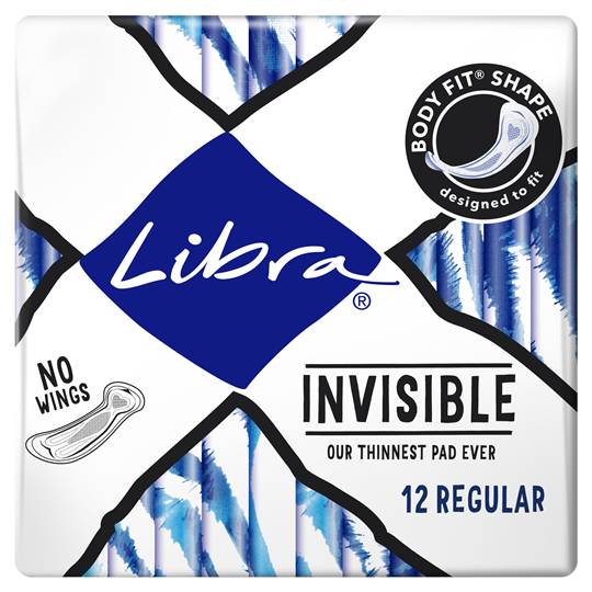 Libra Invisible Pads Thin Regular