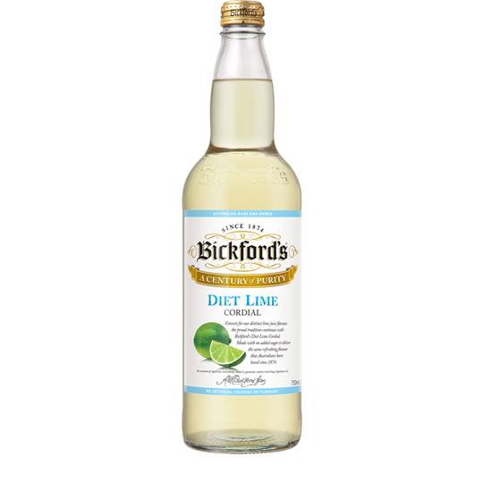 Bickfords Diet Lime Cordial