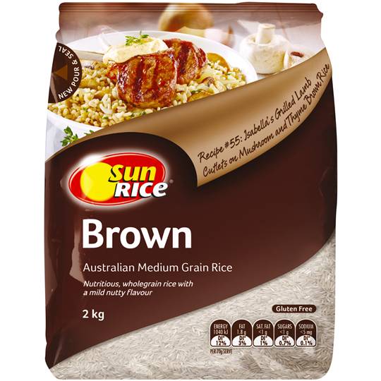 Sunrice Brown Rice Calrose Medium Grain