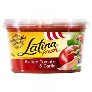 Latina Fresh Pasta Sauce Italian Tomato & Garlic