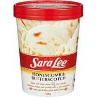 Sara Lee Ice Cream Honeycomb & Butterscotch