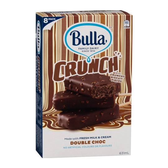 Bulla Crunch Ice Cream Double Choc