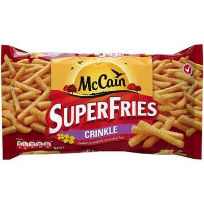 Mccain Crinkle Cut Superfries Canola