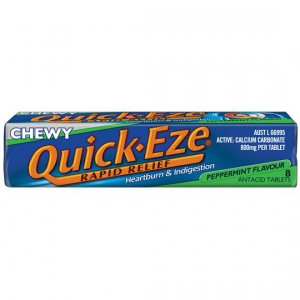 Quick Eze Antacids Peppermint Chewy