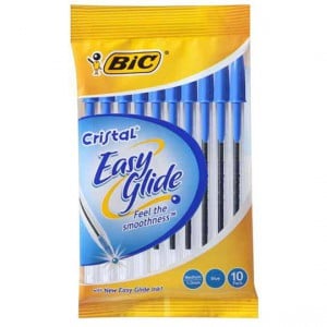Bic Cristal Easy Glide Pen Blue