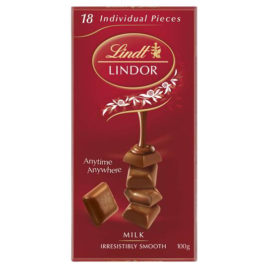 Lindt Lindor Chocolate Block Milk