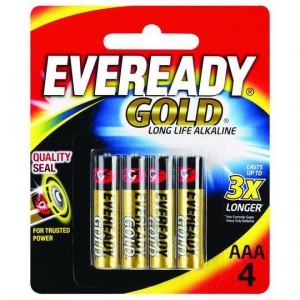 Eveready Gold Aaa Batteries