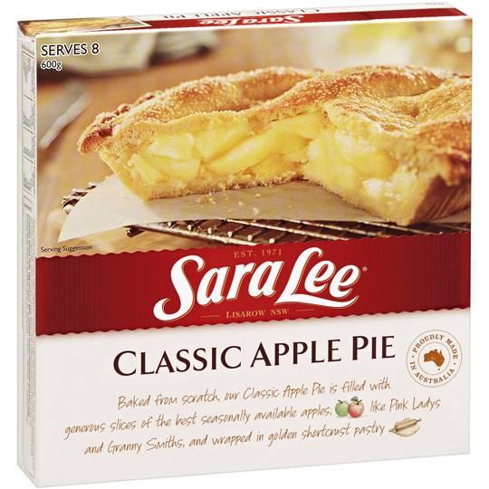 Sara Lee Family Pies & Desserts Apple Pie