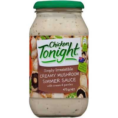 Chicken Tonight Simmer Sauce Creamy Mushroom