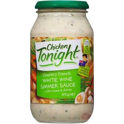 Chicken Tonight Simmer Sauce Country French White Wine
