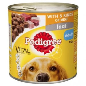 Pedigree Adult Dog Food Can Loaf 5 Kinds Of Meat