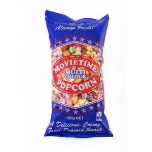 Movietime Popcorn Bag Multi Coloured