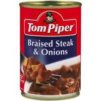 Tom Piper Beef Braised Steak & Onions