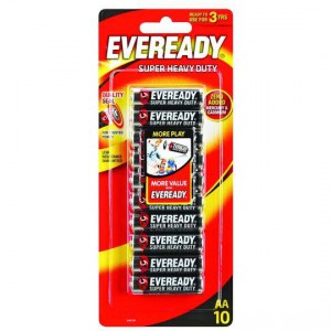 Eveready Super Heavy Duty Aa Batteries