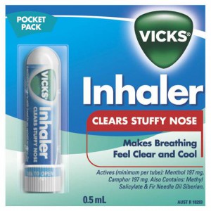 Vicks Inhaler For Blocked Nose Relief