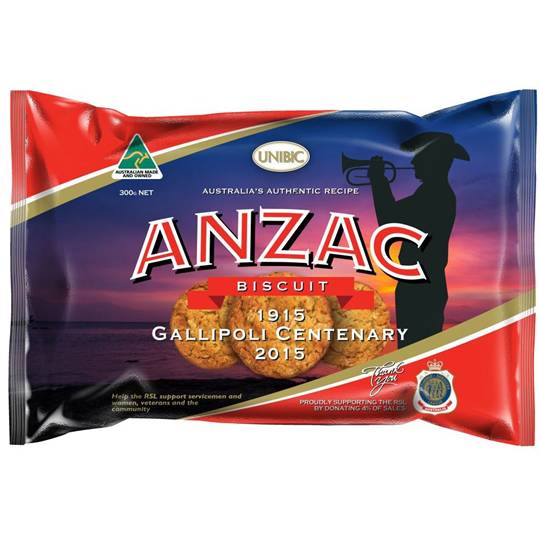 Unibic Anzac Authentic Biscuits