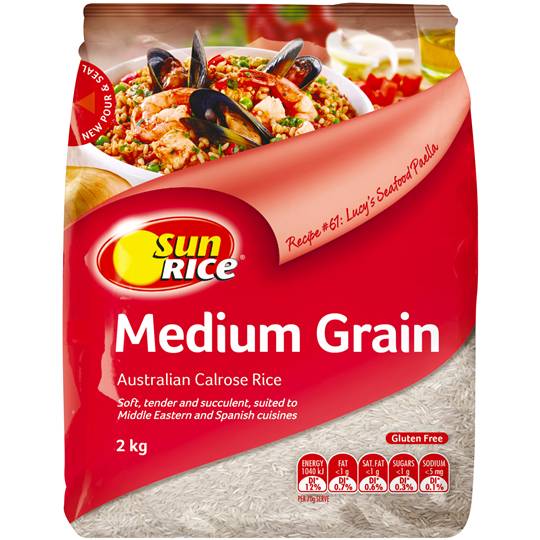 Sunrice White Rice Calrose Medium Grain