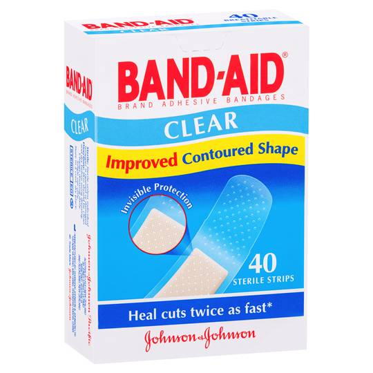 Band-aid Plastic Strips Clear