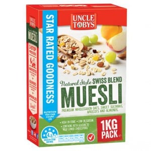 Uncle Tobys Natural Style Swiss Blend Muesli