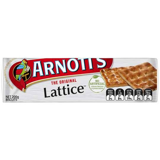 Arnott's Plain Lattice