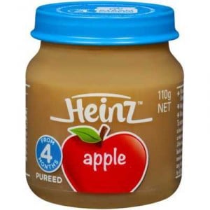 Heinz Pureed Food 4 Months Fruity Apple