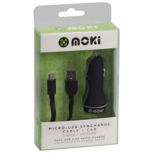 Moki Sync & Charge Lightning Cable Car Kit