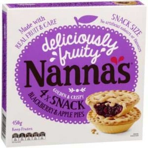 Nanna's Multipack Pies & Desserts Apple & Blackberry Pie