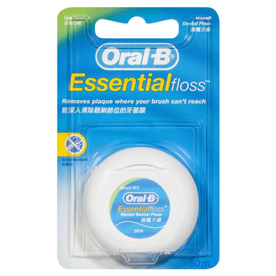 Oral-b Dental Floss Essential Waxed Mint