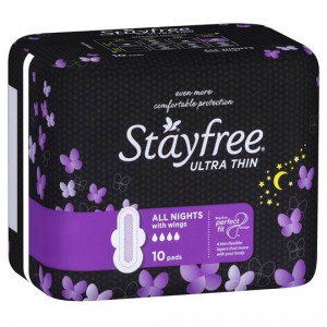 Stayfree Ultra Thins Pads Wings Allnight