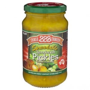 Three Threes Pickles Mustard Spreadable