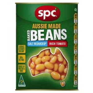 Spc Baked Beans Salt Reduced Tomato Sauce