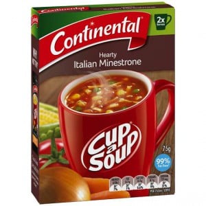 Continental Cup A Soup Instant Soup Hearty Italian Minestrone
