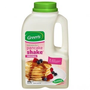 Greens Pancake Mix Original Shake