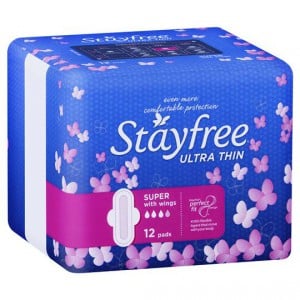 Stayfree Ultra Thins Pads Wings Super