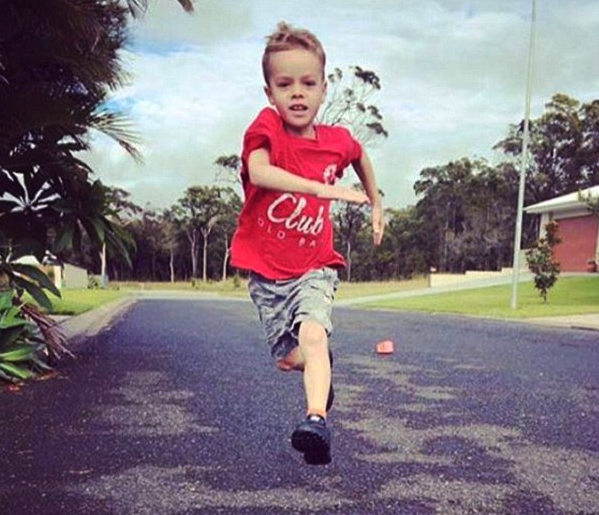 Tyler running without eczema_Daily Mail_Facebook