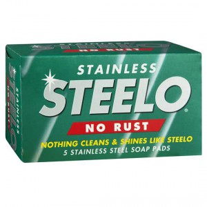 Steelo Scourer Steel Wool Pads Soap Stainless