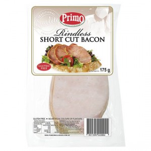 Primo Bacon Short Cut Rindless