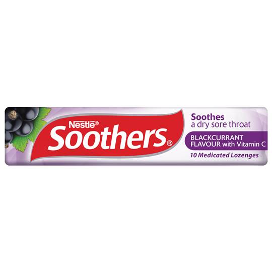 Soothers Throat Lozenges Blackcurrant