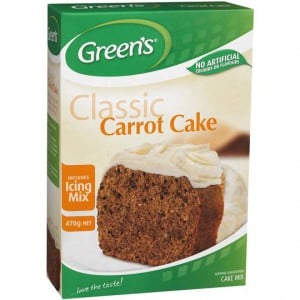 Greens Cake Mix Traditional Carrot