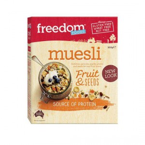 Freedom Foods Cereal Muesli Gluten And Wheat Free