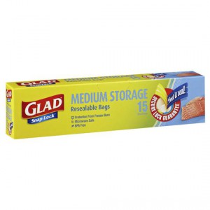 Glad Snap Lock Medium Storage Bags