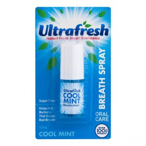 Ultrafresh Breath Freshners Cool Min Spray
