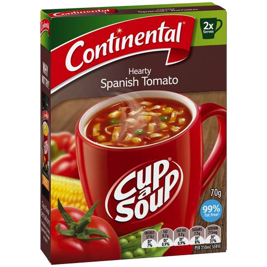 Continental Cup A Soup Instant Soup Hearty Spanish Tomato