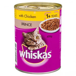 Whiskas Adult Cat Food Chicken Mince