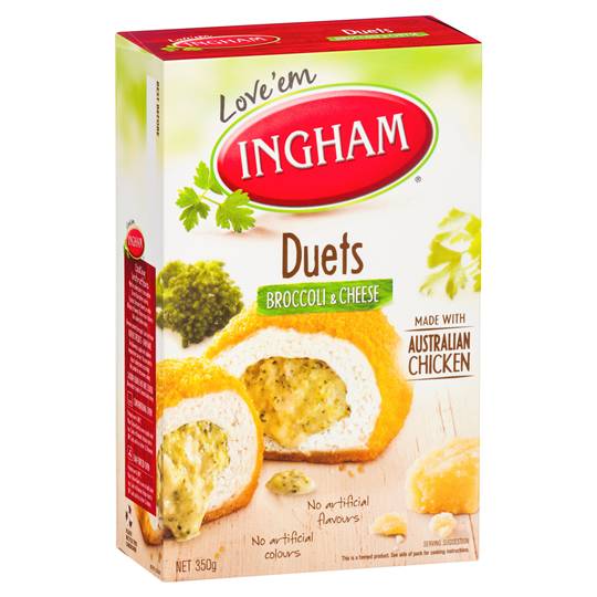 Ingham Crumbed Chicken Duet Broccoli & Cheese