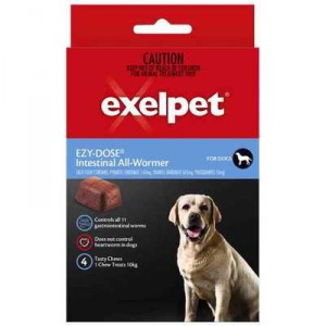 Exelpet Ezy-dose Dog Treatment Intestinal Allwormer