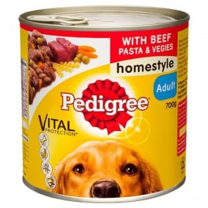 Pedigree Adult Dog Food Homestyle With Beef Pasta & Vegies