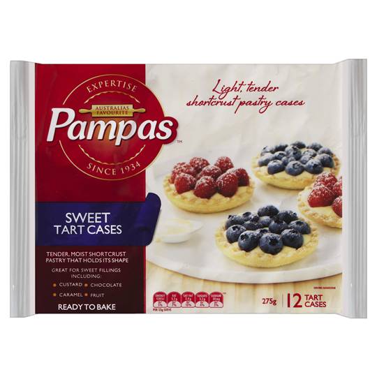 Pampas Pastry Sweet Tart Cases